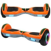 Hoverboard 6.5" Two-Wheel Self Balancing Hoverboard without Free Carry Bag with Bluetooth and LED Lights Electric Scooter Child present UL 2272 Certified Black 1 PCS