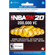 NBA 2K20 200,000 VC, 2K Games, Playstation [Digital Download]
