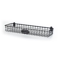 Spectrum Diversified Vintage Wall Mount Tray, Industrial Gray, 15876