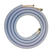 Line Set for Mini Split Air Conditioner (1/4 X 1/2") - Typically used 12,000/18,000 BTU systems - All Copper (16 Ft) with Insulation - Flared Fittings