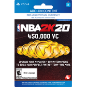 NBA 2K20 450,000 VC, 2K Games, Playstation [Digital Download]