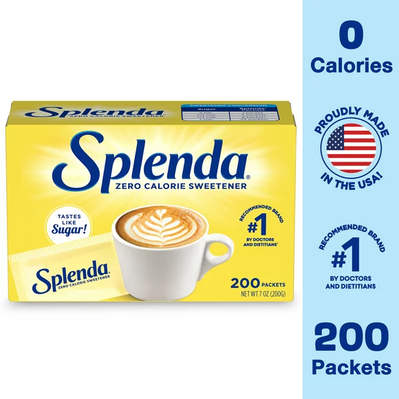 Splenda Zero Calorie Sweetener Packets - 200CT