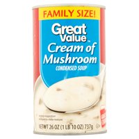 (4 pack) Great Value Cream Of Mushroom Condensed Soup, Family Size, 26 oz