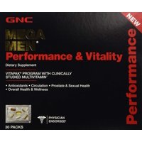GNC Mega Men Performance & Vitality Vitapak Program 30 Paks - New