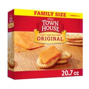 Kellogg's Town House Crackers, Baked Snack Crackers, Party Snacks, Original, 20.7oz Box, 6 Sleeves