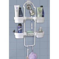 Hang On Up Bath Shower Rack Organizer Caddy Storage Shelf Soap Shampoo Holder