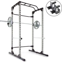 Progear 1600 Ultra Strength 800lb Weight Capacity Power Rack Cage with Lock-in J-Hooks