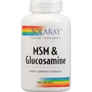 Solaray MSM and Glucosamine 180 Capsules