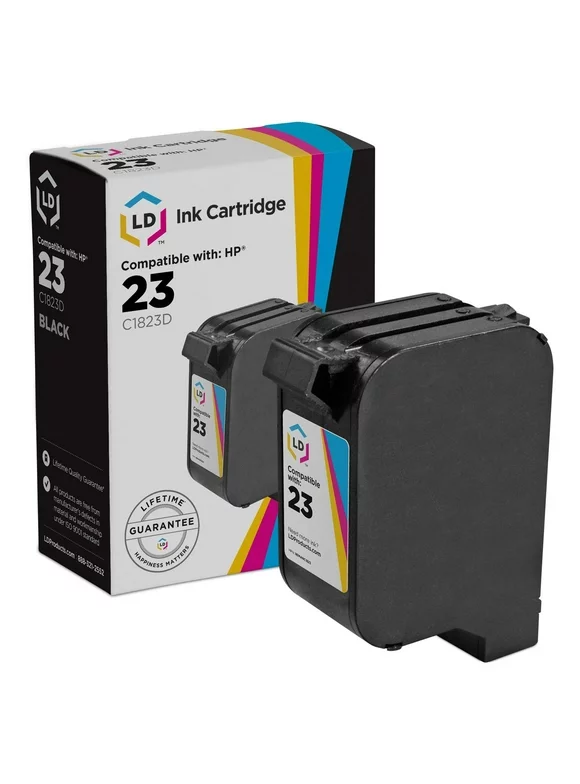 LD Products Replacement for HP 23 Color Ink Cartridge C1823D (Tri-Color, Single Pack)