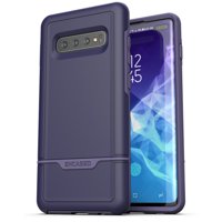 Encased Protective Galaxy S10 Plus Case Purple (2019 Rebel Armor) Military Grade Heavy Duty Full Body Cover (Samsung Galaxy S10+)