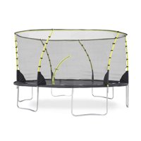 Plum Play Whirlwind 14' Trampoline, with Safety Enclosure, Black/Green