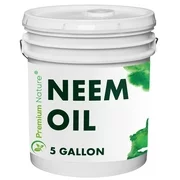 Organic Neem Oil for Hair and Skin- Cold Pressed Neem Oil Pure Hair Oil Neem Oil Plants Neem Oil Extract Essential Nail Oil 5 Gallons