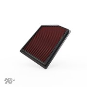 K&N Engine Air Filter: High Performance, Premium, Washable, Replacement Filter: 2014-2018 Jeep Cherokee L4/V6, 33-5009