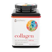 Youtheory Collagen Hair, Skin & Nail Formula, 6,000 Mg, 290 Tablets