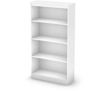South Shore Smart Basics 4-Shelf 56" Bookcase, Multiple Finishes