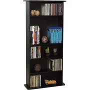 Classic Media Storage Cabinet w/ 4 Adjustable & 2 Fixed Shelves
