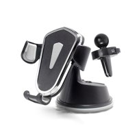 2 in 1 Universal Gravity Self-locking Car Smartphones Sucker Stand 360 Rotation Car Dashboard Air Vent Clip Navigation Stand for iPhone 11 Pro X XS Samsung Xiaomi