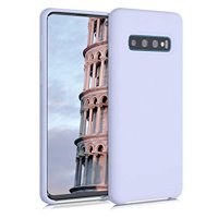 kwmobile TPU Silicone Case Compatible with Samsung Galaxy S10 - Slim Protective Phone Cover with Soft Finish - Light Lavender
