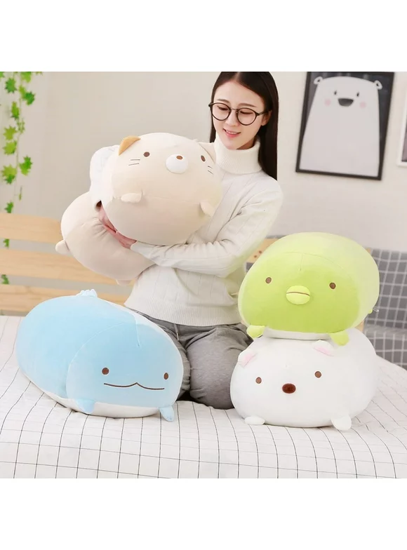 Cartoon Throw Pillow Stuffed Animal Soft Comfortable Large Plush Toy for Girls Women Kid New