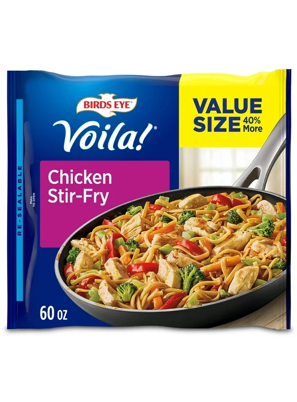 Birds Eye Voila! Family Size Chicken Stir Fry Frozen Meal, 60 oz (Frozen)