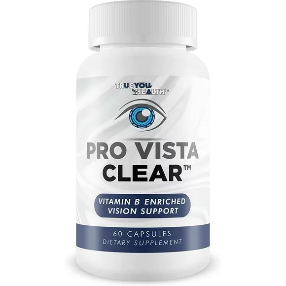 Pro Vista Clear for Eyes - Vitamin B Enriched Vision Support - Our Best Pro Vista Clear Vision Formula Proprietarily Formulated to Naturally Support Eye Health - Vitamin & Mineral Formula - 30 Serving
