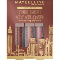 Maybelline The Gift Of Gloss Lip Glosses, Lip Lifter Holiday Kit, Matte, 3 Piece