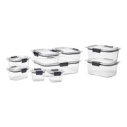 Rubbermaid Brilliance Food Storage Containers, 18-Piece Set