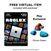 Roblox $20 Digital Gift Card [Includes Exclusive Virtual Item] [Digital Download]