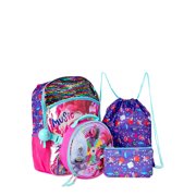 DreamWorks Trolls Music is Life Girls' Backpack with Lunch Bag 5-Piece Set