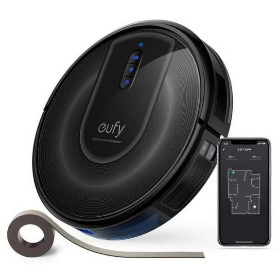 Used Premium Anker eufy RoboVac G30 Verge, Robot Vacuum with Home Mapping, 2000Pa Suction, Wi-Fi, Boundary Strips, for Carpets and Hard Floors (Refurbished)