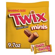 Twix Caramel Chocolate Cookie Bar Minis Size Summer Candy - 9.7oz