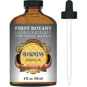 First Botany Cosmeceuticals Frankincense Essential Oil with Glass Dropper - Big 4 Fl. Oz