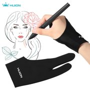 Huion GL200 Two-Finger Free Size Drawing Glove Artist Tablet Painting Glove for Right & Left Hand Compatible with Huion Graphics Drawing Tablets