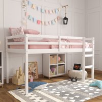 Campbell Wood Twin Junior Loft Bunk Bed, Multiple Colors, by Hillsdale Living Essentials