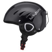 Lucky Bums Snow Sport Helmet, Black, Large