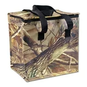 9" Brown and Green Camo Theme Insulated Cooler Bag