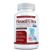 Flexacil Ultra - Maximum Strength Joint Pain Relief Supplement | Glucosamine, Chondroitin & MSM | Powerful Anti-Inflammatory, Promotes Healthy Hand, Back, Knee and Cartilage Function, 60 Capsules