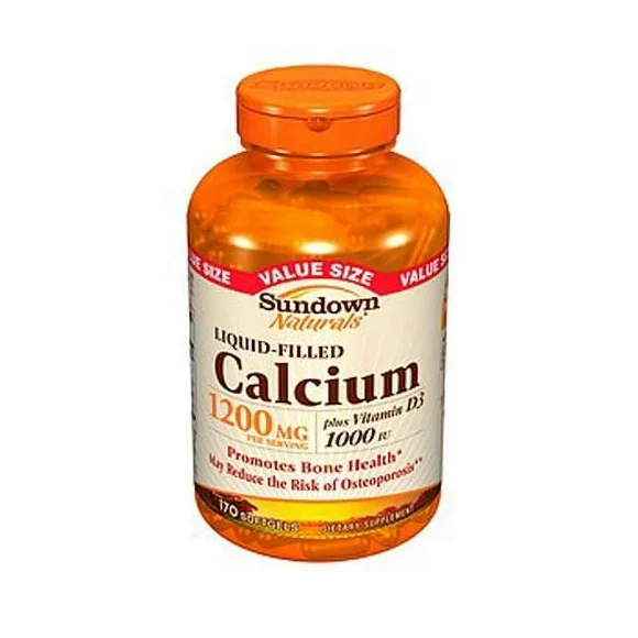 Sundown Naturals Calcium Plus Vitamin D3 1200 Mg Softgels - 170 Ea