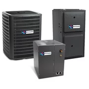 Direct Comfort 16.0 SEER 3.0 TON complete split air conditioning system with furnace (DC-GSX16S361 DC-CAPF4961D6 DC-GMVC961005CN TXV-42)