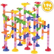 Marble Race Track 196 Pcs Marble Run Compact Set, Construction Building Blocks Toys, STEM Learning Toy, Educational Building Block Toy