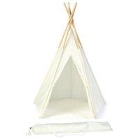 Trademark Innovations 5' Teepee with Carry Case, White
