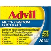 Advil Multi-Symptom Cold & Flu, Pain & Fever Reducer (20 Ct)