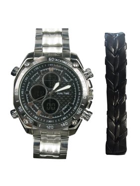 George Men's Analog / Digital Bracelet Watch with Bracelet Accessory