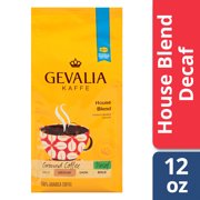 Gevalia Decaf House Blend Ground Coffee, Decaffeinated, 12 oz. Bag