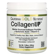 California Gold Nutrition CollagenUP, Marine Hydrolyzed Collagen + Hyaluronic Acid + Vitamin C, Unflavored, 7.26 oz (206 g)