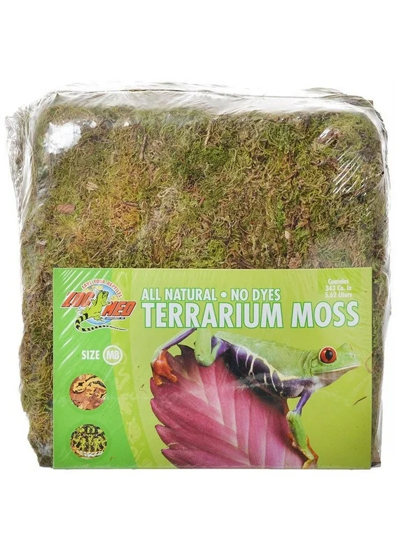 Zoo Med All Natural Terrarium Moss [shelters, Reptile Supplies] Mini Bale - 1 count