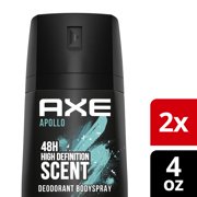 AXE Dual Action Body Spray Deodorant Apollo 4.0 oz