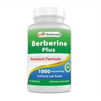 Best Naturals Berberine Plus 1000 mg per serving 60 Capsules - Berberine HCL Extract Helps Support Healthy Blood Sugar Levels, Digestion & Immunity