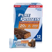 Pure Protein Bars, Chocolate Peanut Butter, 20g Protein, 1.76 Oz, 12 Ct