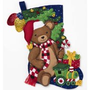 Bucilla Teddy Bear Stocking Kit